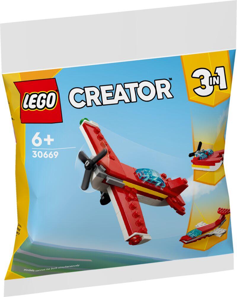 LEGO® Creator 30669 Ikonisk, rødt fly