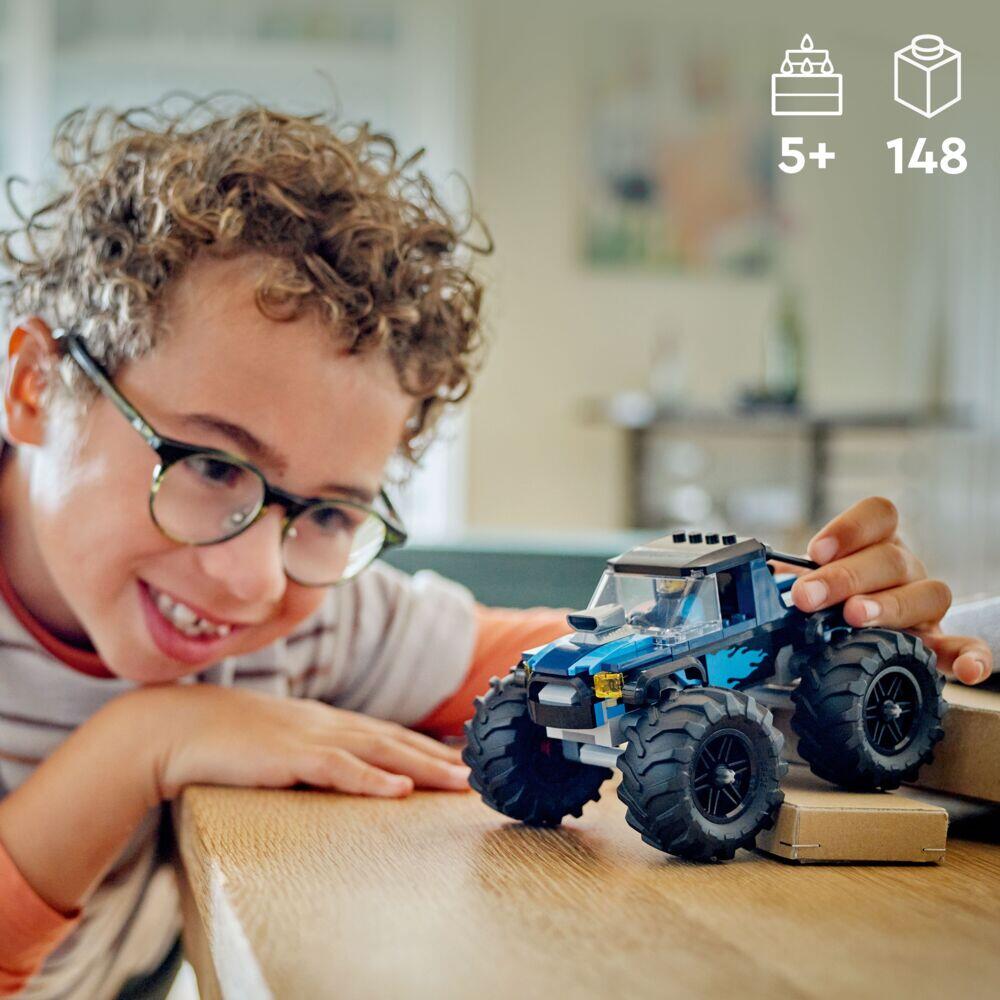 LEGO® City Blå monstertruck. Terrenggående lekekjøretøy 60402