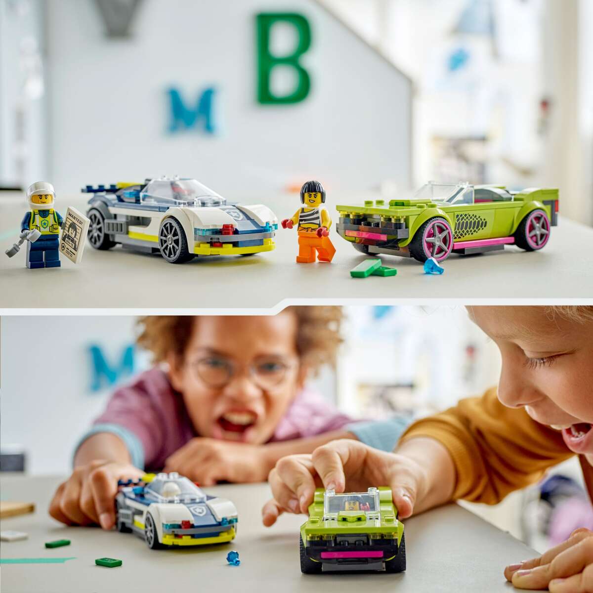 LEGO® City Politibil på muskelbil-jakt 60415