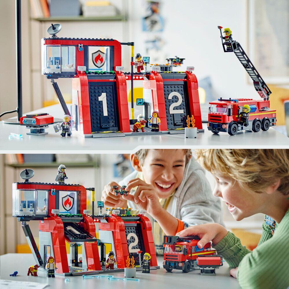 LEGO® City Brannstasjon med brannbil 60414