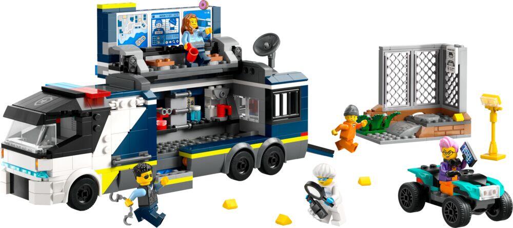 LEGO® City Politiets mobile etterforskningslab 60418