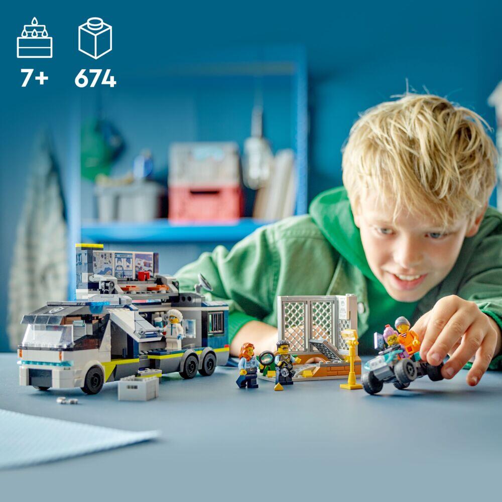 LEGO® City Politiets mobile etterforskningslab 60418