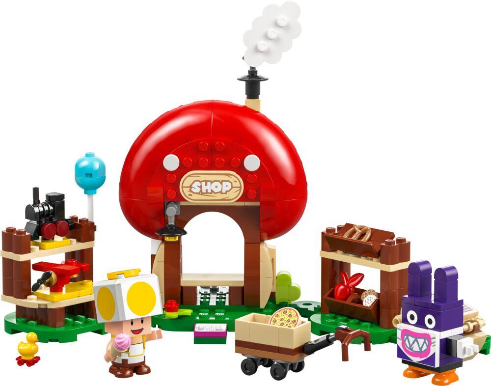 LEGO® Super Mario™ Ekstrabanesettet Nabbit besøker Toads butikk 71429