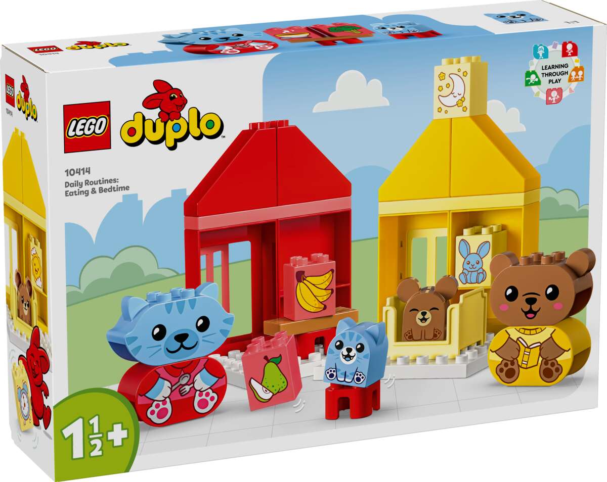 LEGO® DUPLO® Mine første hverdagsrutiner: Måltider og leggetid 10414