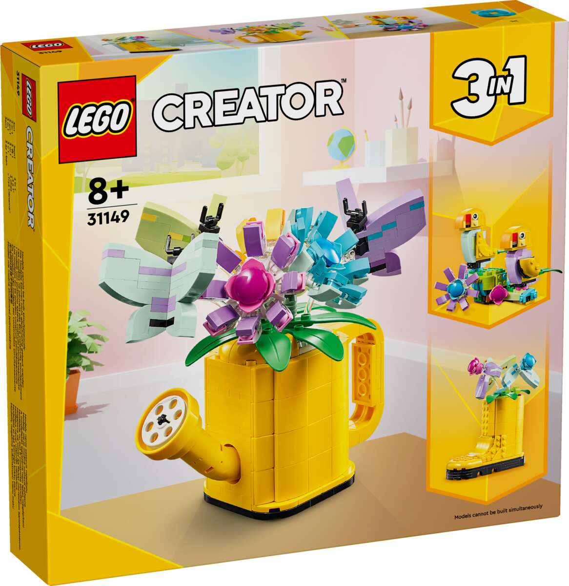 LEGO® Creator Blomster i vannkanne. 3-i-1-leke 31149