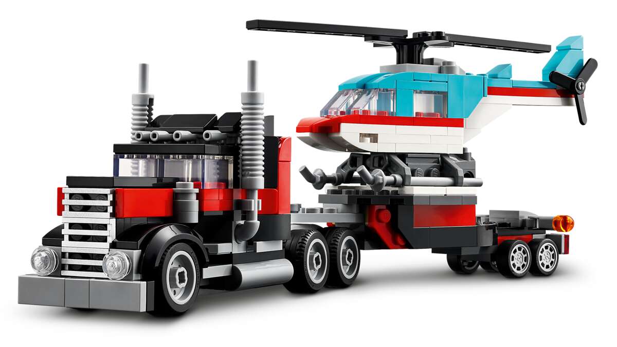 LEGO® Creator Trailer med helikopter 31146