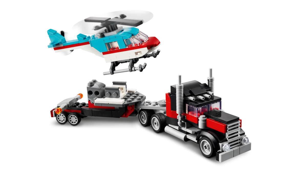 LEGO® Creator Trailer med helikopter 31146