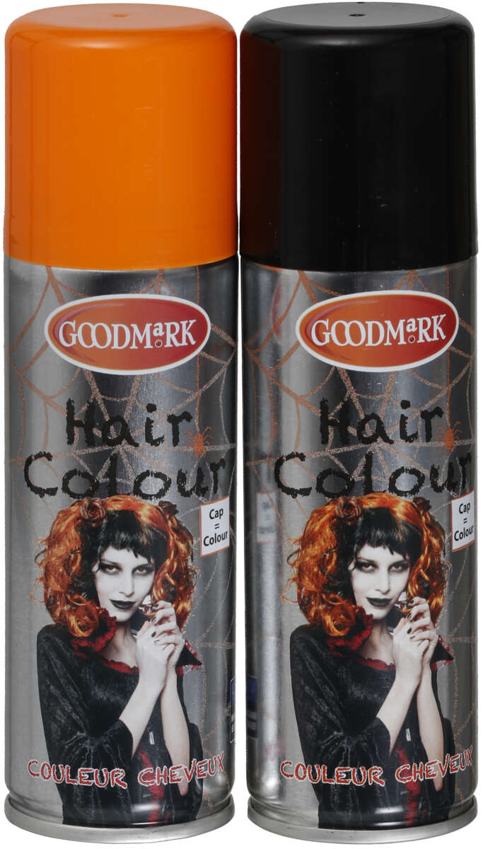 Halloween hårspray med farge