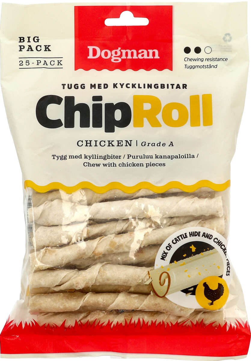 Dogman Tyggerull Chicken Chip Roll