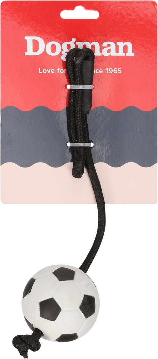 Dogman Hundeleke Ball With Rope