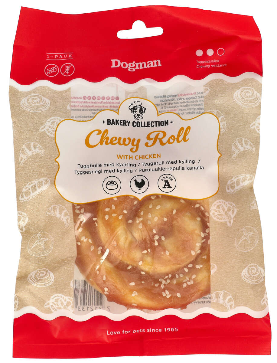 Dogman Tyggerull Chewy Roll med Kylling 60g