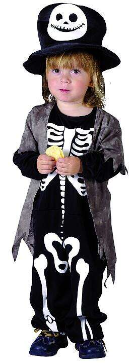 Halloween skjelettkostyme