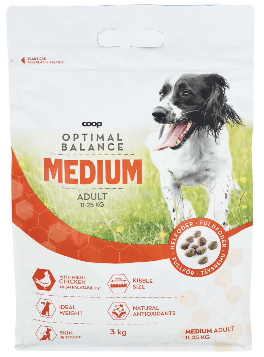 Coop Tørrfor Hund Medium 3kg