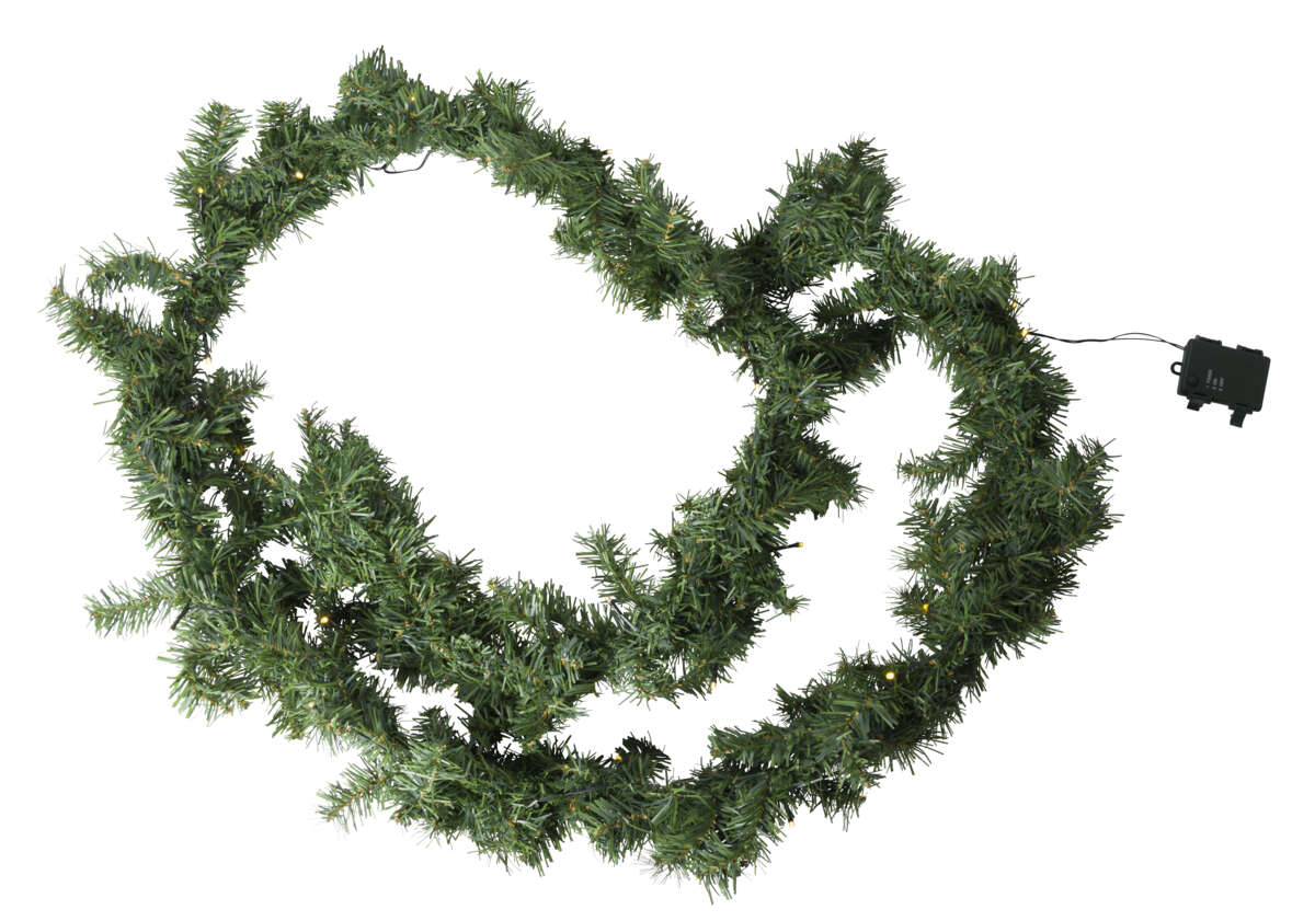 Nord girlander med lys