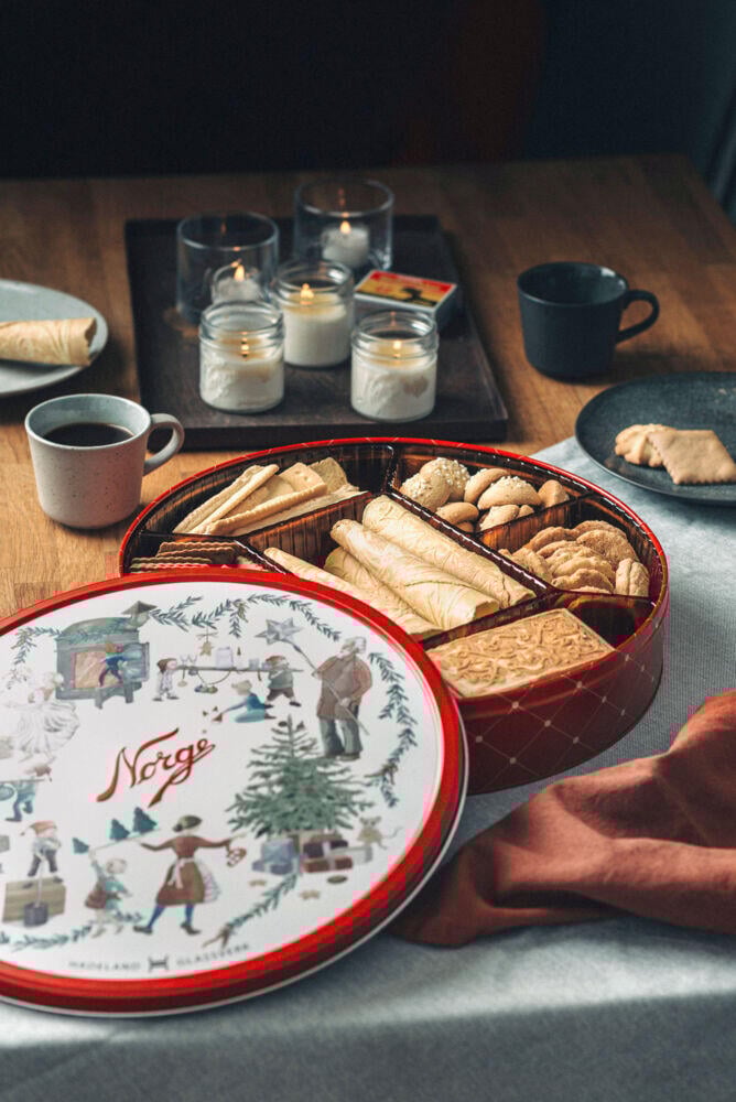 Hadeland Glassverk Norgesglasset kakeboks