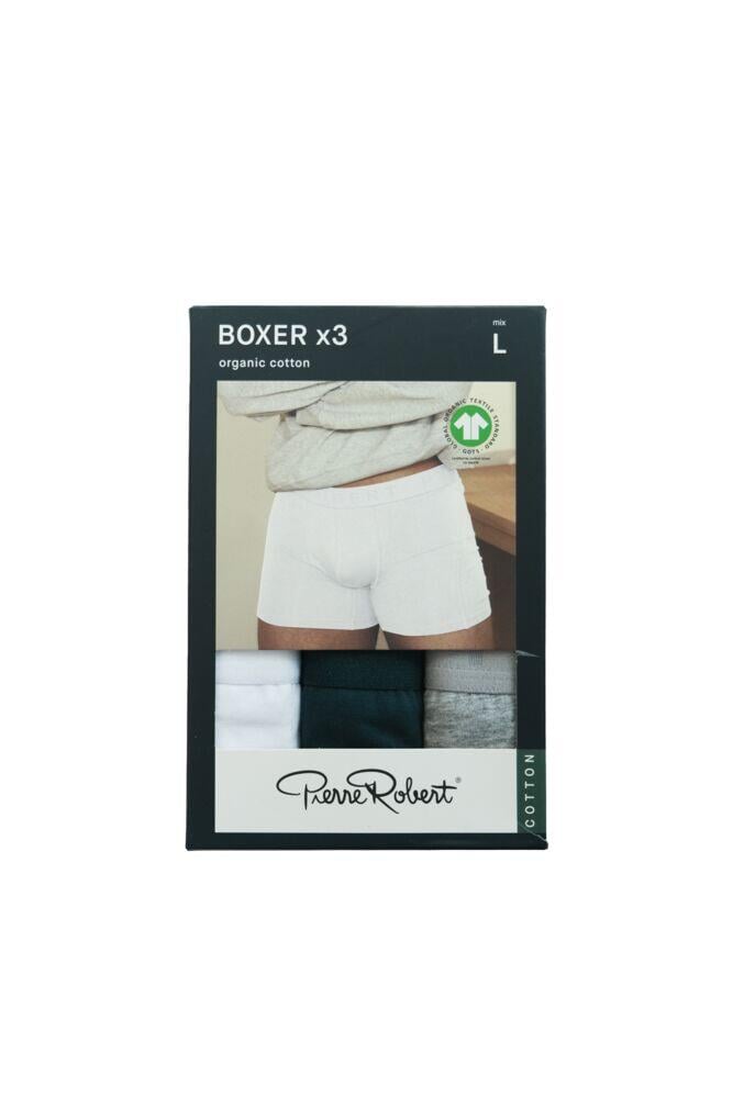 Pierre Robert Cotton boxer 3-pk herre