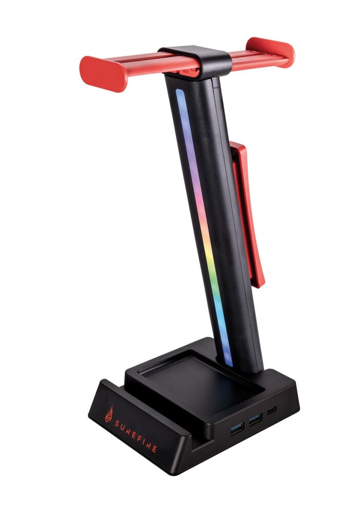 SureFire Vinson N2 Dual Gaming RGB gamingheadsetstativ