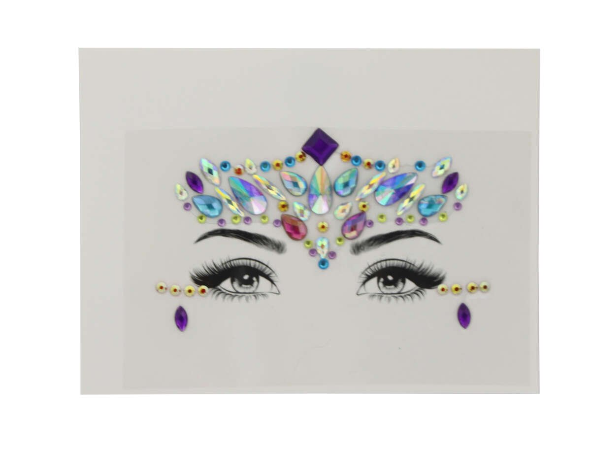 Ansiktskrystaller gull