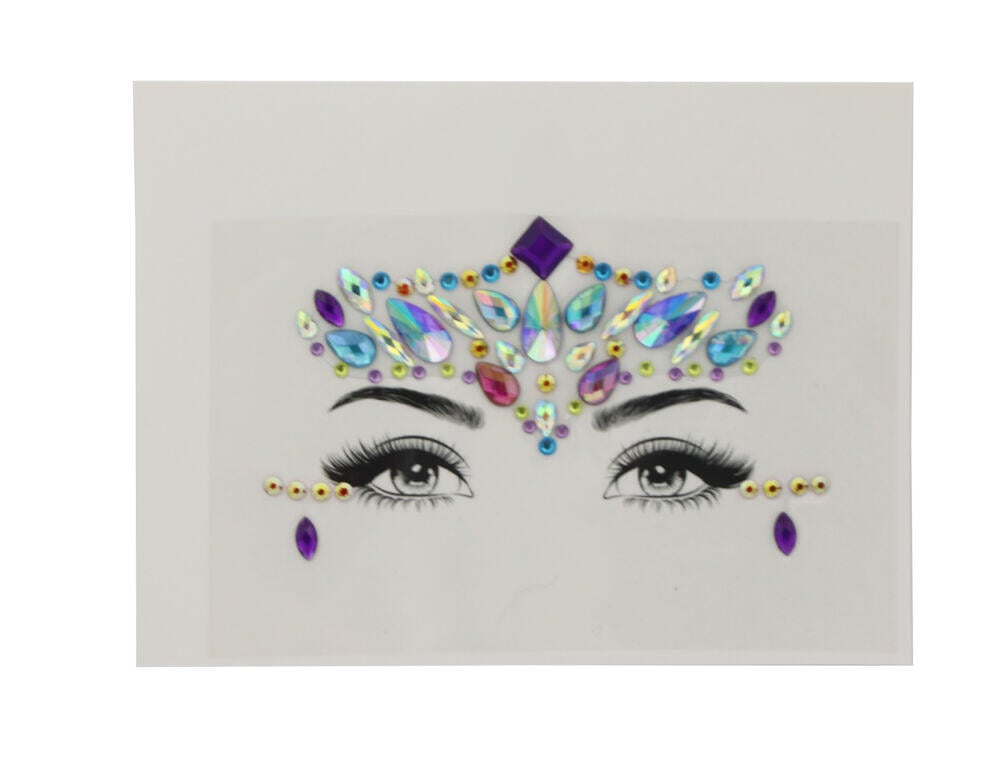 Ansiktskrystaller gull