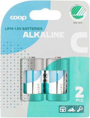 Coop C/LR14/1,5V batterier 2pk