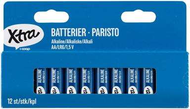 Xtra AA-batterier 12pk