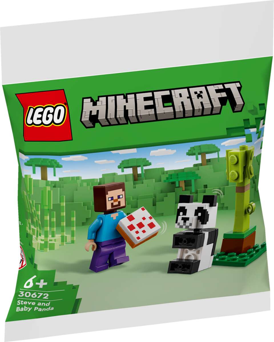LEGO® 30672 Minecraft® Steve og pandaunge