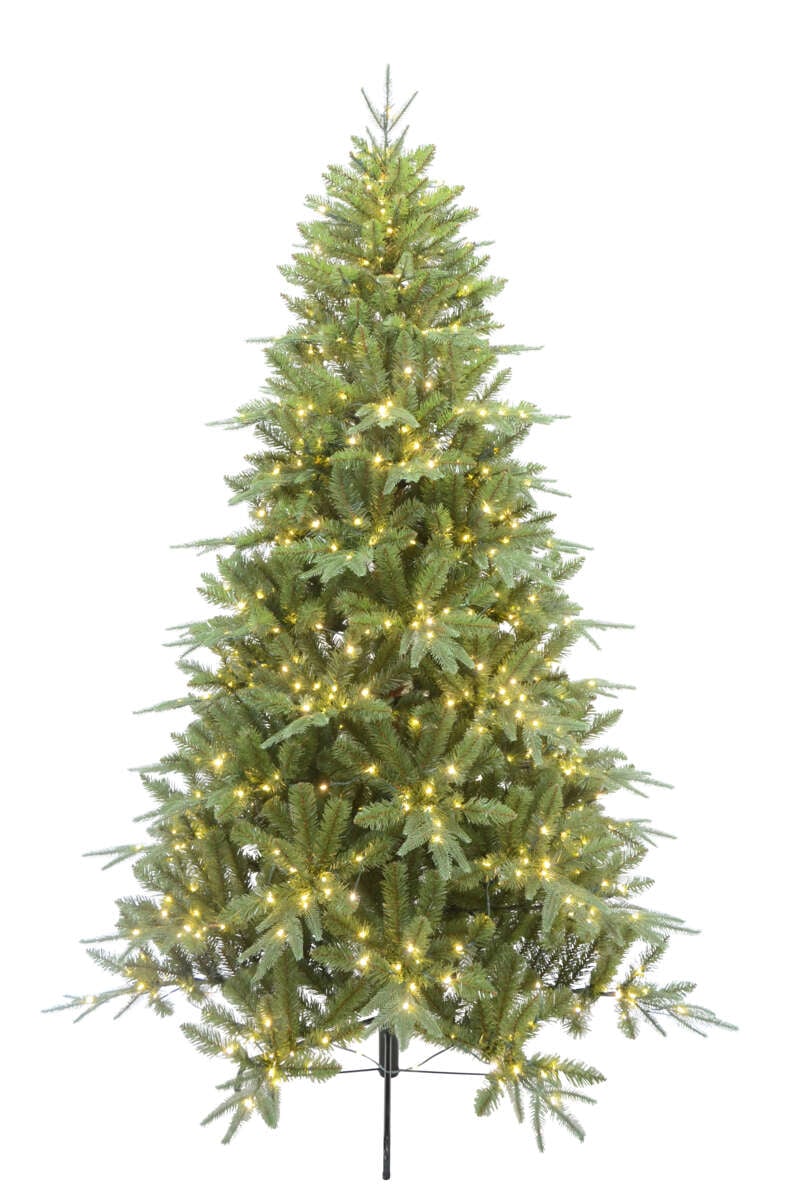 Norefjell juletre med micro LED-lys