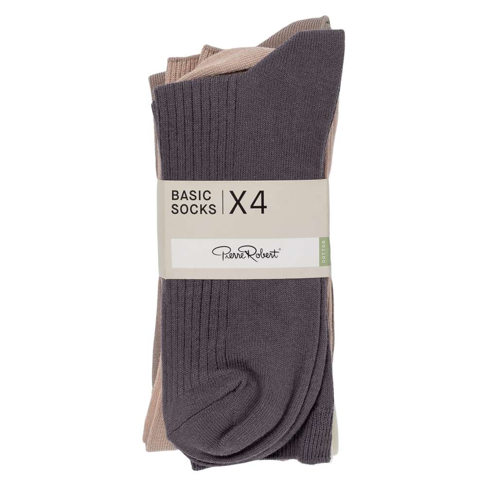 Pierre Robert Basic Socks 4-pk dame