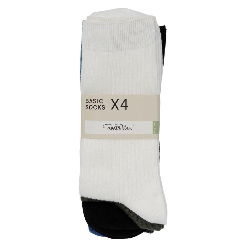 Pierre Robert Basic Socks 4-pk herre