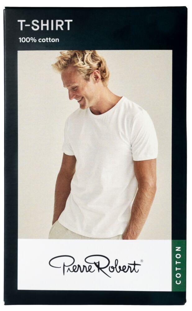 Pierre Robert Cotton Crew Neck t-shirt herre