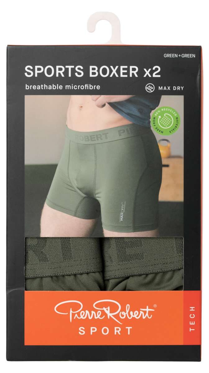 Pierre Robert Sport boxer 2-pk herre