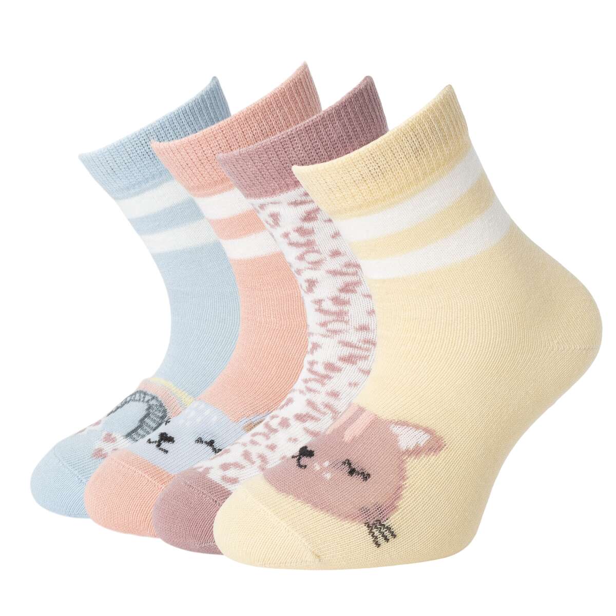 Pierre Robert Basic Socks 4-pk barn