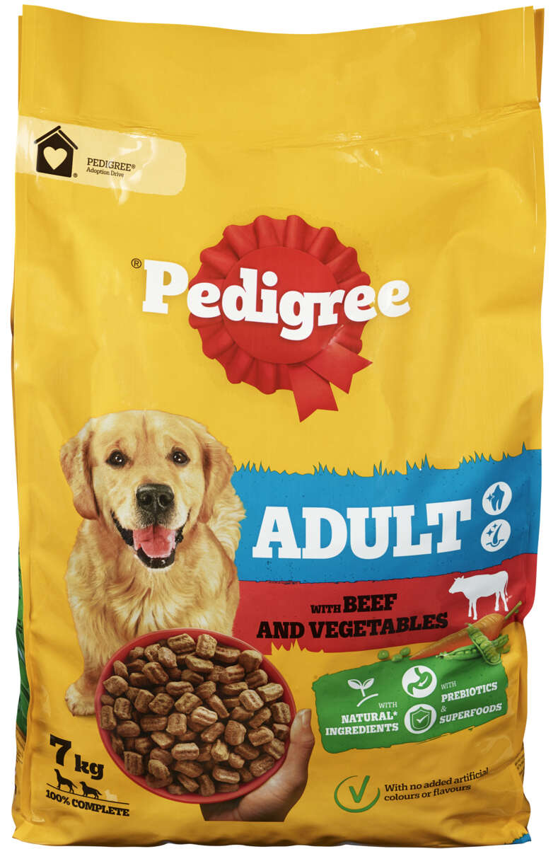 Pedigree Adult Okse/Grønnsaker 7kg