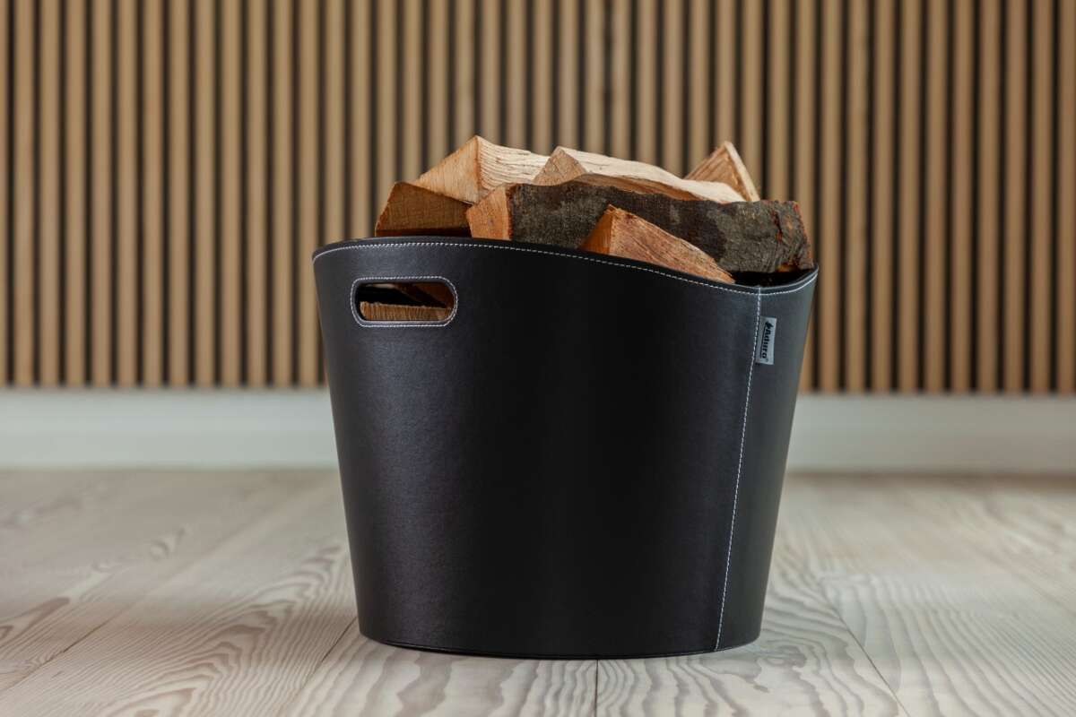 Aduro Proline imitert lær vedkurv