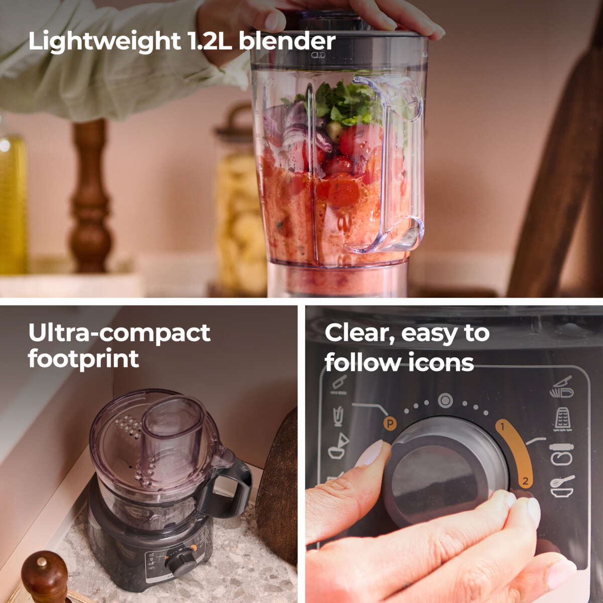 Kenwood MultiPro Compact foodprosessor og blender