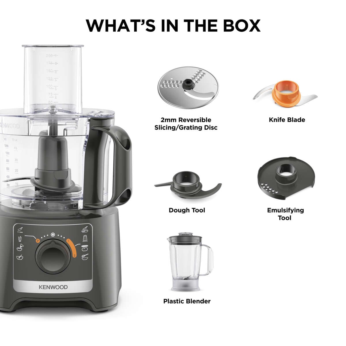 Kenwood MultiPro Compact foodprosessor og blender