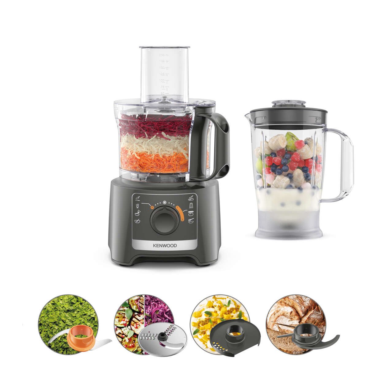 Kenwood MultiPro Compact foodprosessor og blender