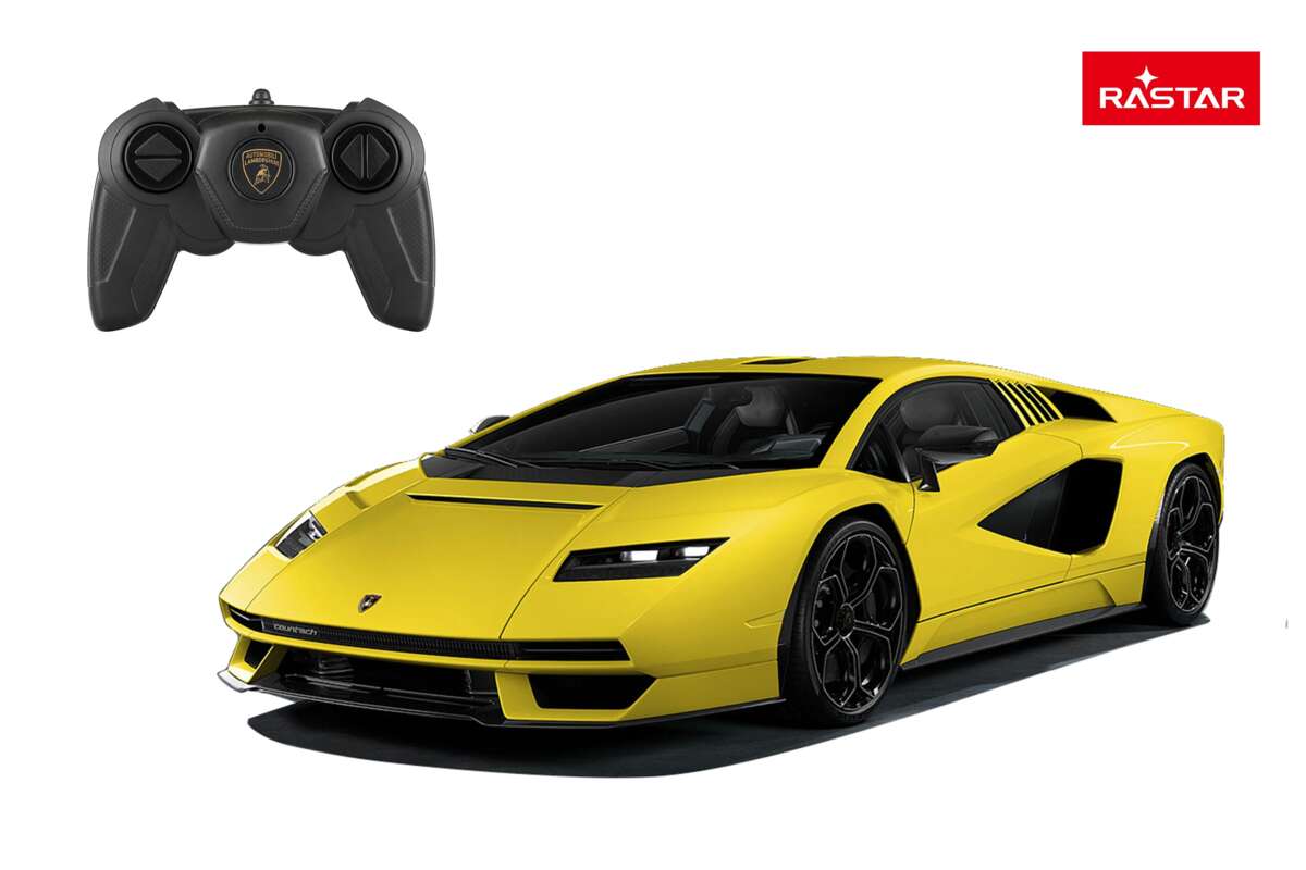 Rastar Lamborghini Countach Yellow 1:16 radiostyrt bil