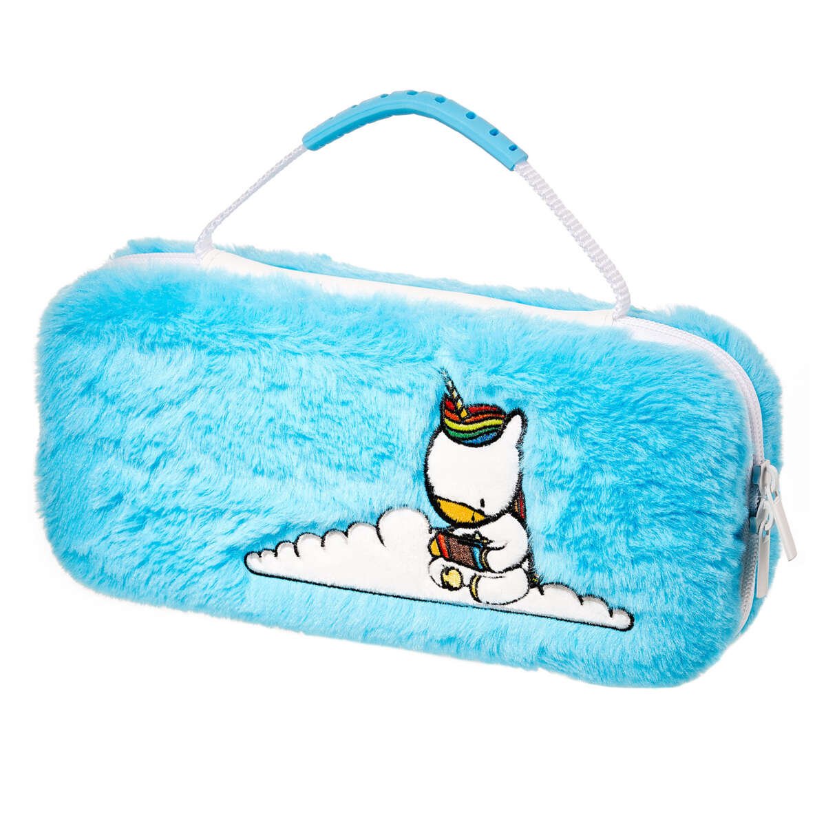 numskull® Nintendo Switch™ Unicorn Blue Fluffy Carry Case