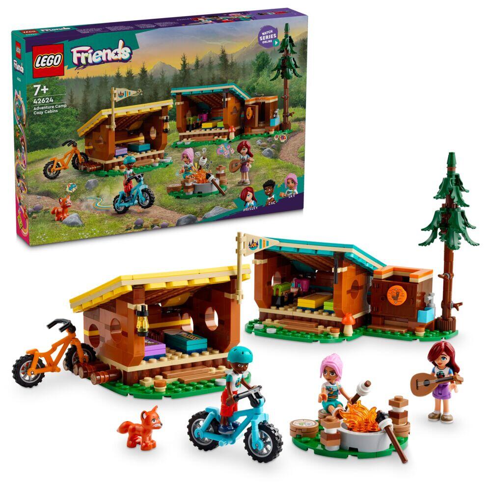 LEGO® Friends Koselige hytter på ferieleir 42624