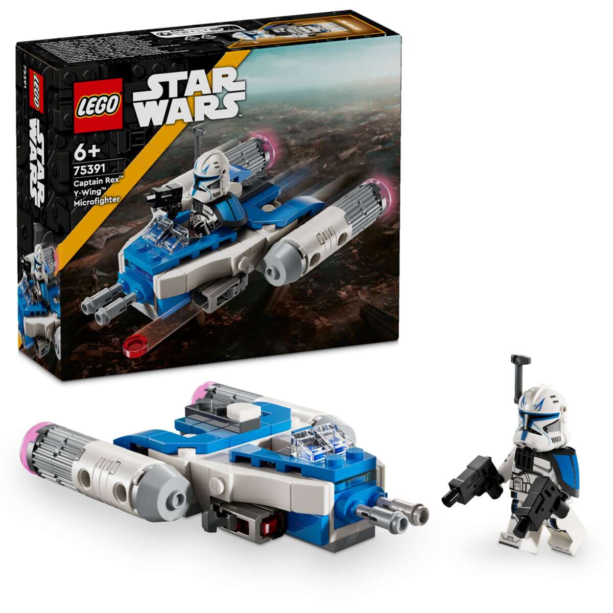 LEGO® Star Wars™ Y-Wing™-mikrojageren til Captain Rex™ 75391