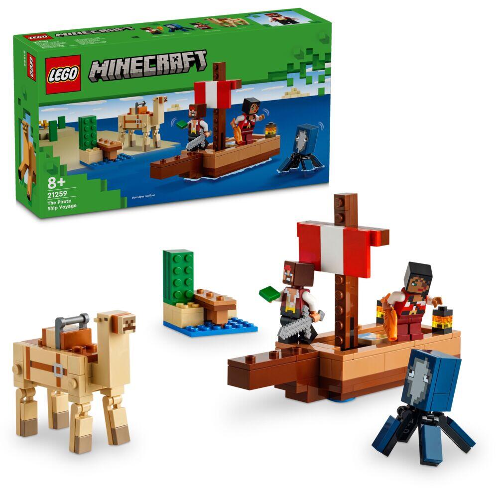 LEGO® Minecraft® LEGO® På tokt med sjørøverskip 21259