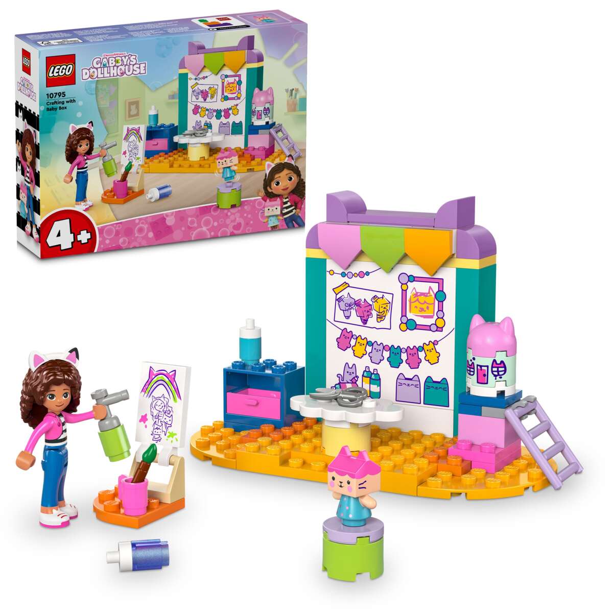 LEGO® Gabbys dukkehus Lag ting med Baby Boks 10795