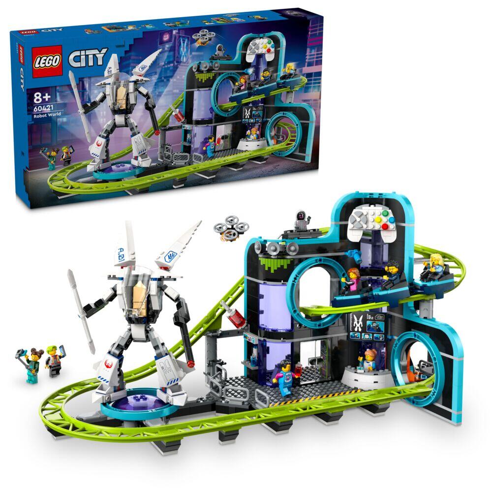LEGO® City Robotverden med berg-og-dal-bane 60421