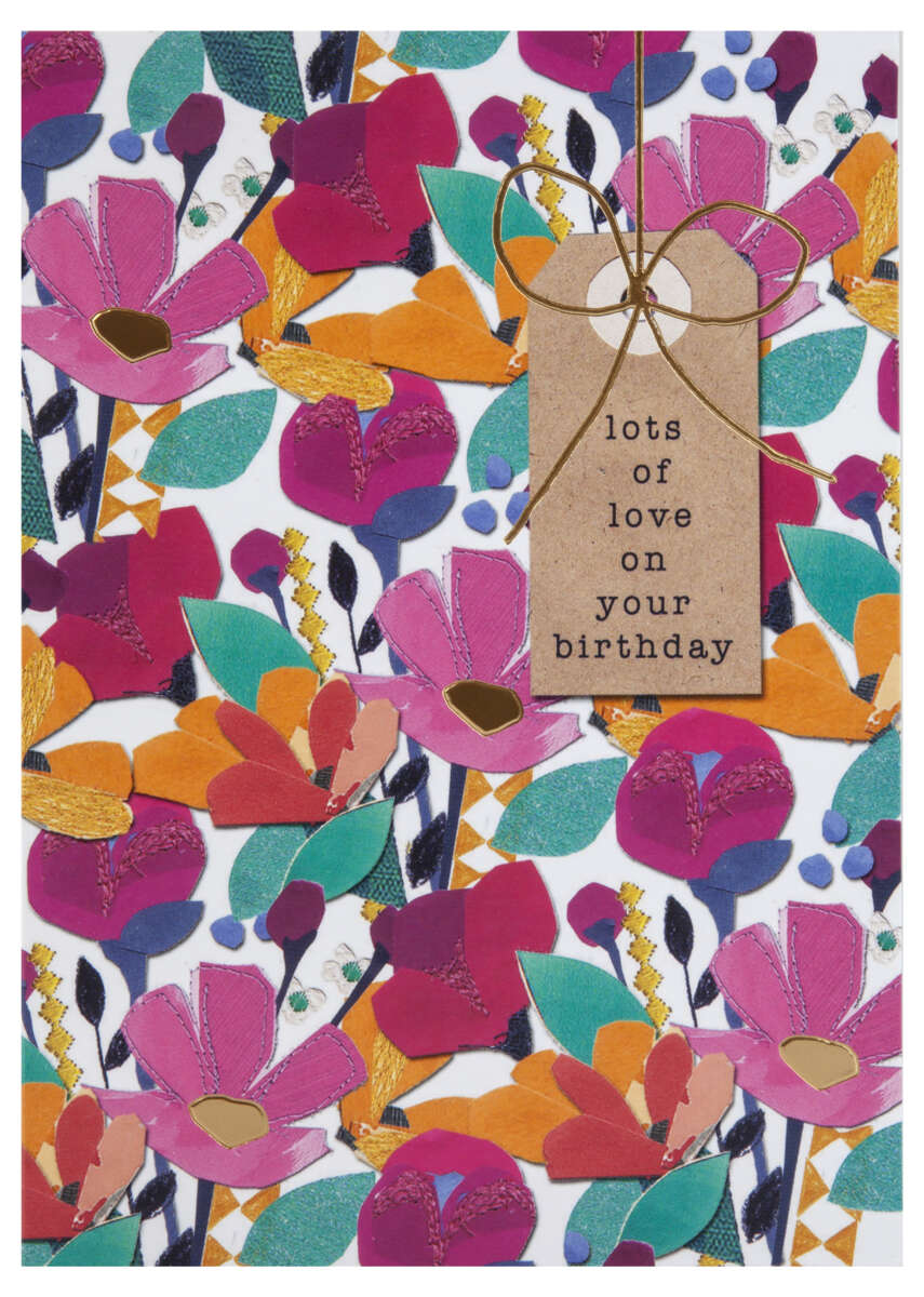 Kort lots of love on your birthday