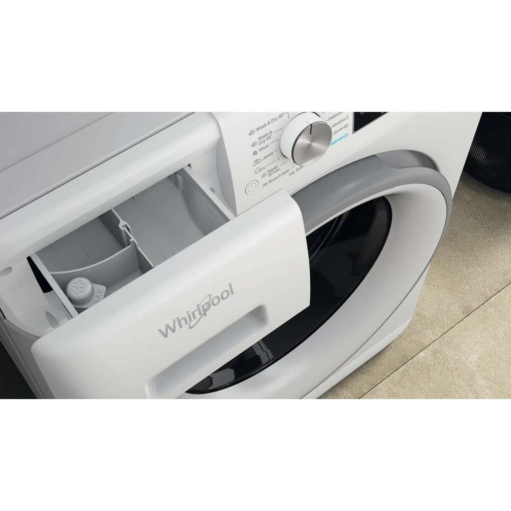 Whirlpool FFWDD 1076258 SV EE kombinert vaskemaskin/tørketrommel