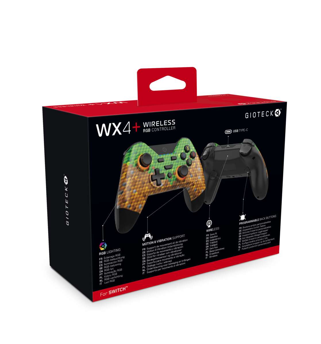 Gioteck WX4 Cubes kontroller for Nintendo Switch™