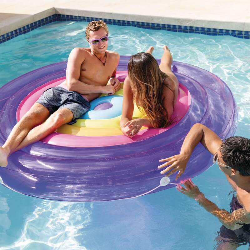 INTEX® Rainbow Fiesta Island bademadrass