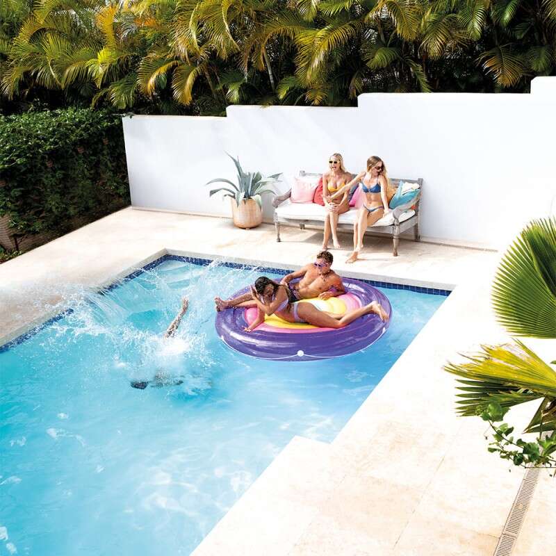 INTEX® Rainbow Fiesta Island bademadrass