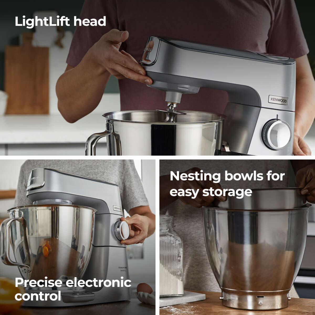 Kenwood KVL85.224 Titanium Chef Baker kjøkkenmaskin